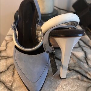 Jason Wu-Elegant Blue and White Women's Heels